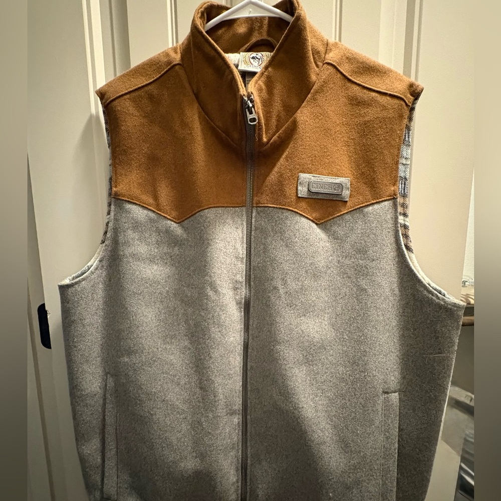 Cinch Men's Wool Vest XLarge